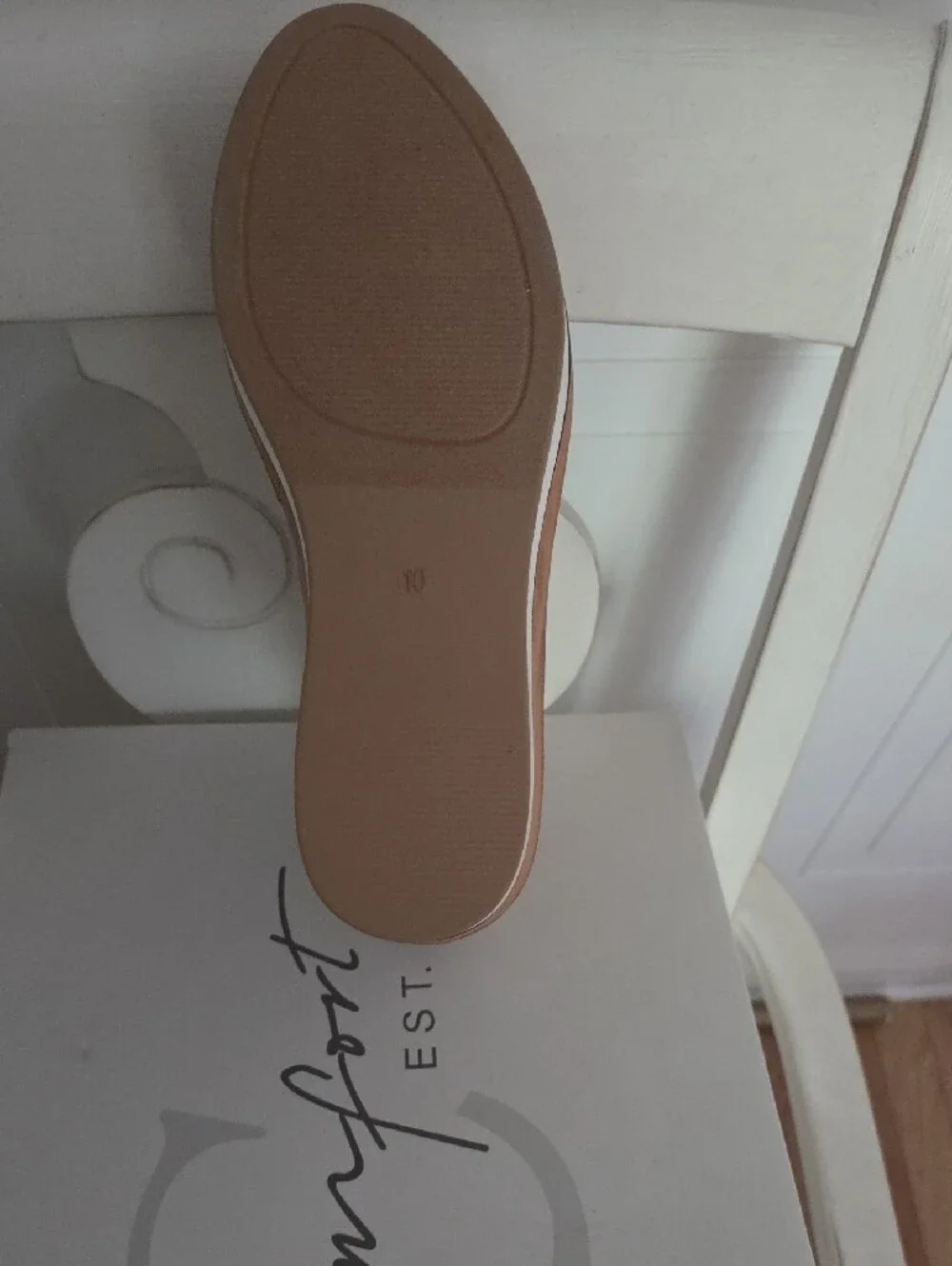 NWT Wedge Ankle Boot in Chestnut Brown